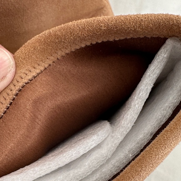 Stuart Weitzman cap toe suede stretch Tan and Black Heeled Boots 12 worn once - Picture 8 of 8